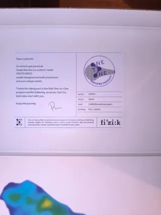 Sella Fizik Vento Argo Adaptive 140mm