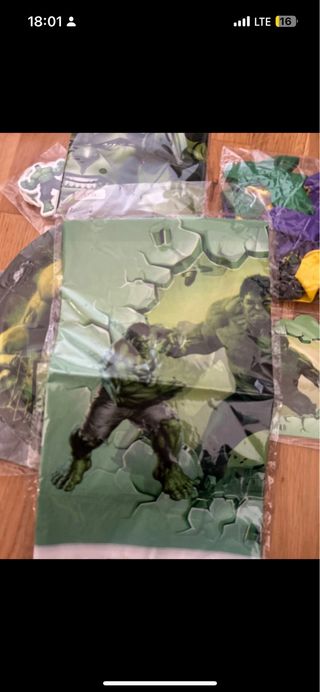 Hulk Compleanno Decorazioni Piatti