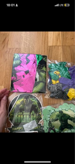 Hulk Compleanno Decorazioni Piatti