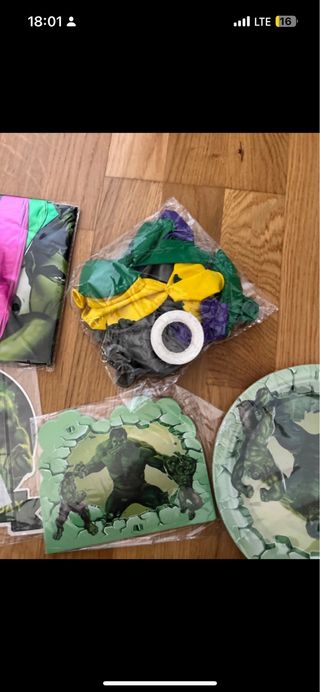 Hulk Compleanno Decorazioni Piatti