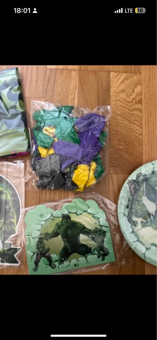 Hulk Compleanno Decorazioni Piatti