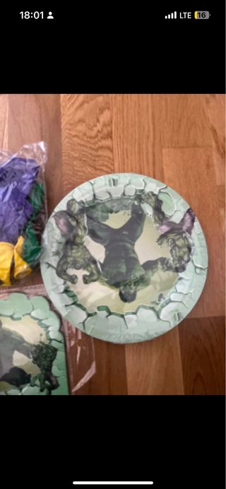 Hulk Compleanno Decorazioni Piatti