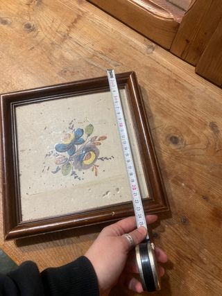 Azulejo antiguo valenciano floral