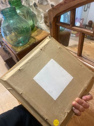 Azulejo antiguo valenciano floral