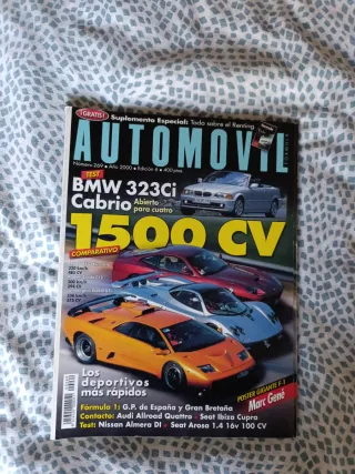 REVISTA AUTOMÓVIL NÚMERO 269 AÑO 2000