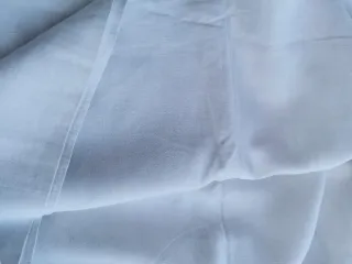 Sábana antigua de puro lino monograma  rojo