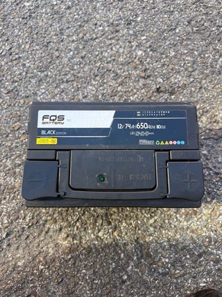 Batería FQS BLACK EDITION 74Ah 650A