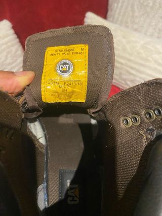 Botas Caterpillar Steel Toe Marrones