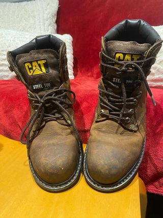 Botas Caterpillar Steel Toe Marrones
