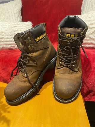 Botas Caterpillar Steel Toe Marrones