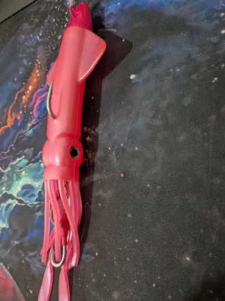 Calamari artificiali silicone con assist hook