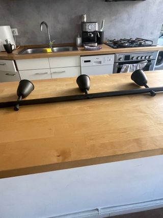 Lámpara de techo IKEA negra