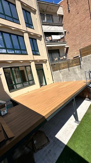 Instalación de tarima exterior