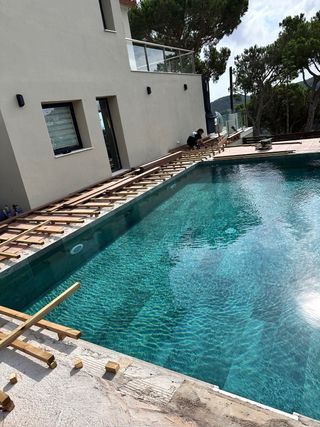 Instalación de tarima exterior