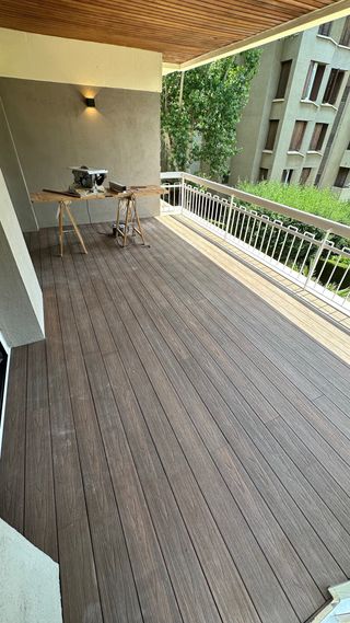 Instalación de tarima exterior