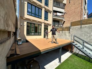 Instalación de tarima exterior