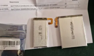 Batterie Samsung Galaxy Z Flip 5 (2 pezzi)