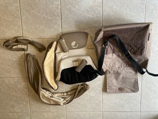 Carrito de bebé con accesorios