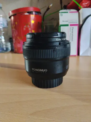 Objetivo YONGNUO 50mm f/1.8 para Nikon F