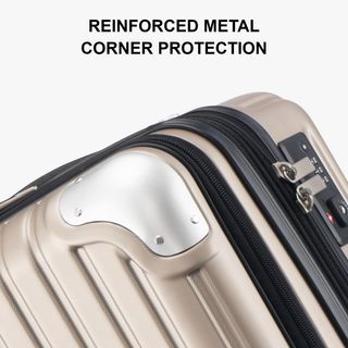 Maleta Cabina Ampliable LEVEL8 Negra/Dorada