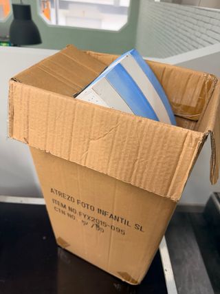 Barco atrezzo fotografía bebé