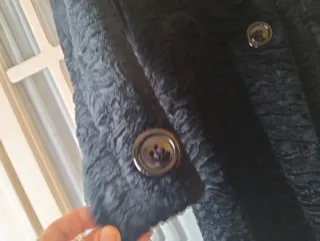 Abrigo negro elegante