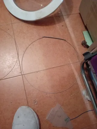 Muelles goma puerta lavadora Indesit