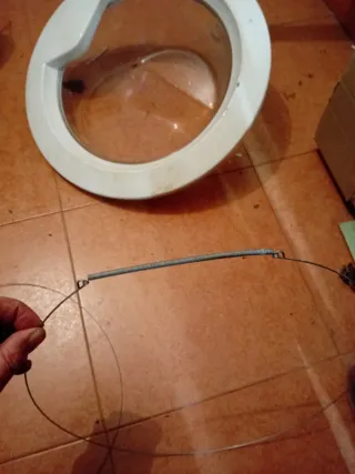 Muelles goma puerta lavadora Indesit