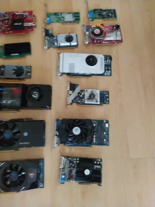 Colección de tarjetas gráficas