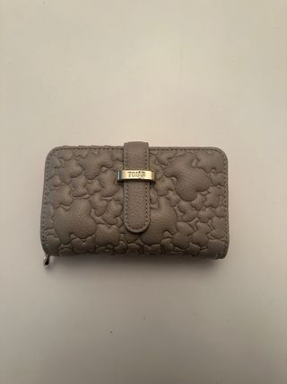 Billetera Tous Bridge Puffy Bear Mediana Topo