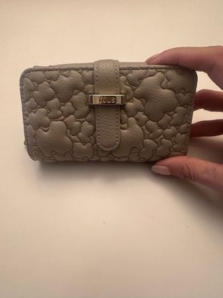 Billetera Tous Bridge Puffy Bear Mediana Topo