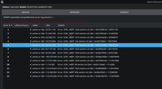SSD Kingston 120 GB - 4000 horas
