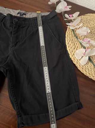 Pantalones cortos negros Kiabi hombre