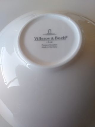 Fuente Villeroy & Boch Porcelana Blanca