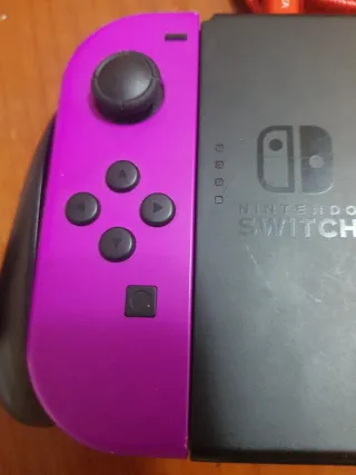 Joycons Switch Morado y Amarillo Originales