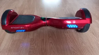 Hoverboard Rojo Carga con Bluetooth y luces Led