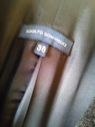 Abrigo largo lana gris