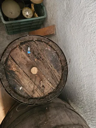Barril de vino de madera