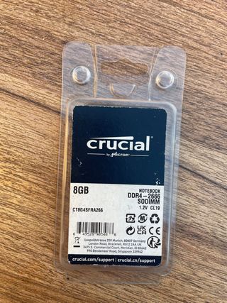 Memoria RAM Crucial 8GB DDR4 2666MHz SODIMM