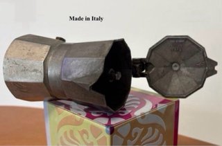 Lote de 2 Caffettiere Moka Vintage, prodotte in Italia e Spagna