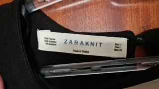 Vestido Zara Rayas T. L