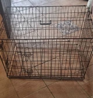 Jaula para mascotas negra