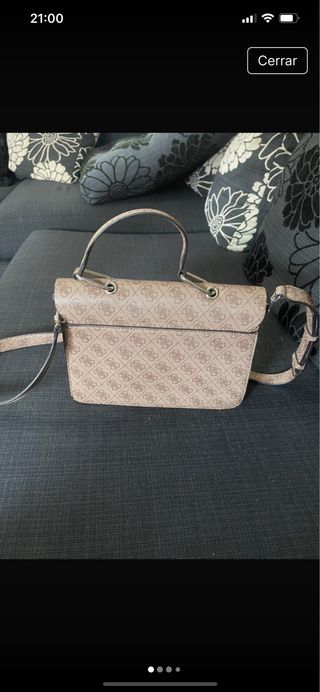 Bolso Guess Beige y Marrón