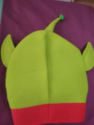 Disfraz cabeza alien Mike Pixar.