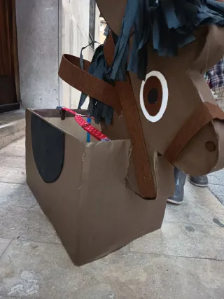 Disfraz Caballito Cartón Niños