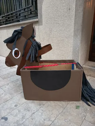 Disfraz Caballito Cartón Niños