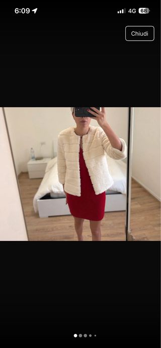 Abito rosso Made in Italy