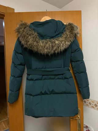 Chaqueta Pepe Jeans verde con cinturón