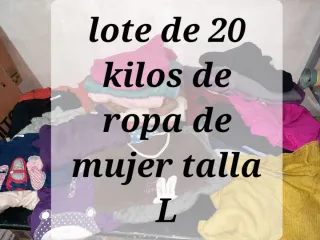 Lote 20 kilos ropa mujer talla L