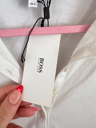 Vestido Polo Blanco BOSS HUGO BOSS Talla S